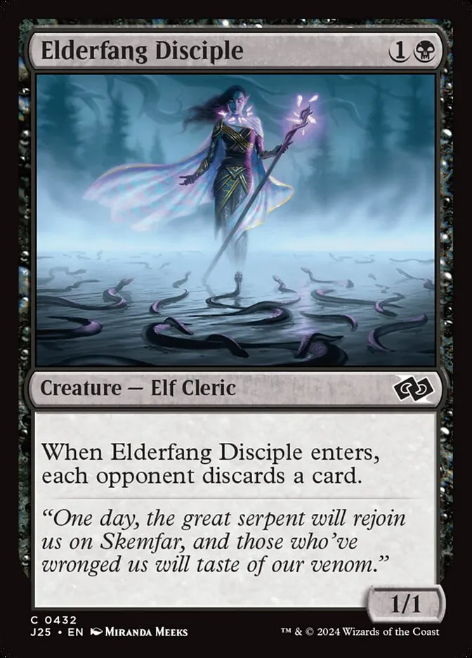 2024 Foundations Jumpstart Elderfang Disciple common #432 common card image