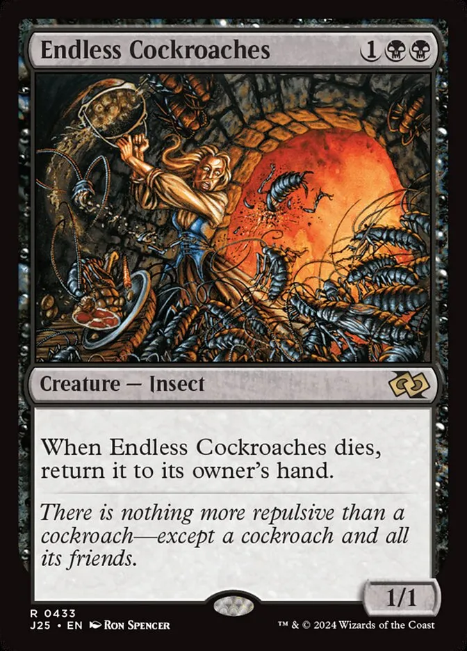 2024 Foundations Jumpstart Endless Cockroaches #433 rare card image