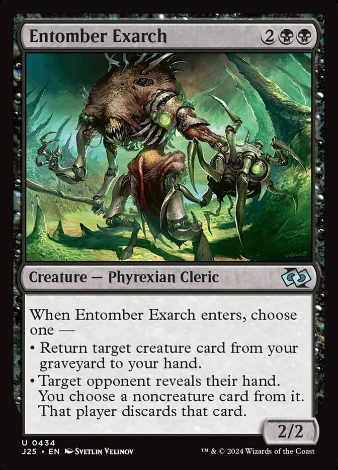 2024 Foundations Jumpstart Entomber Exarch uncommon #434 uncommon card image