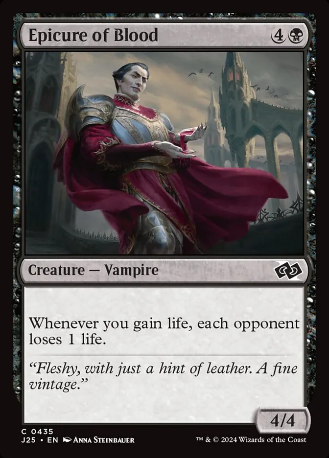 2024 Foundations Jumpstart Epicure of Blood #435 common card image