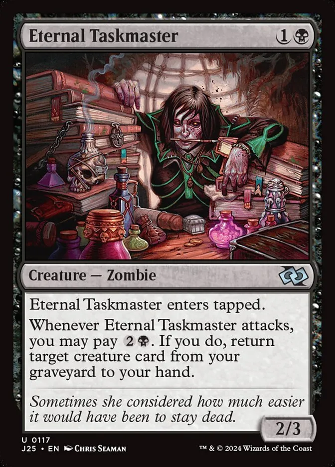2024 Foundations Jumpstart Eternal Taskmaster uncommon #117 uncommon card image