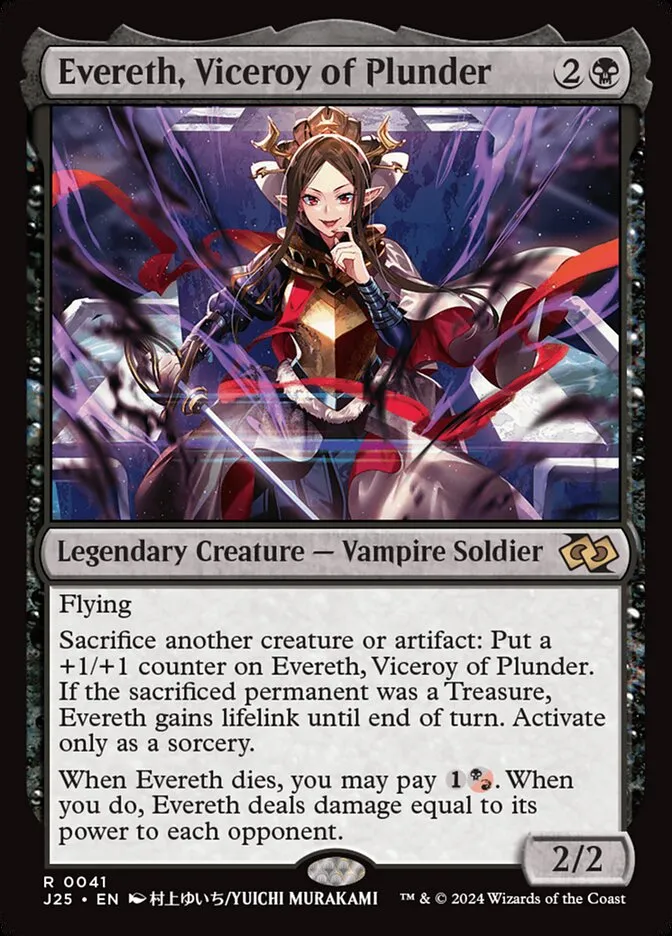 2024 Foundations Jumpstart Evereth, Viceroy of Plunder [Anime] rare #41 rare card image