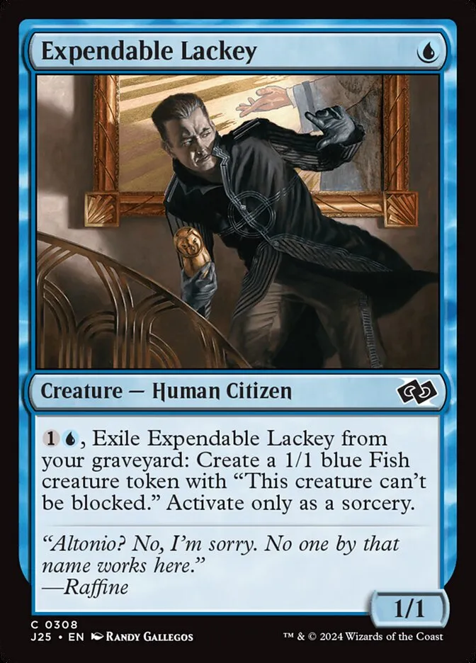 2024 Foundations Jumpstart Expendable Lackey common #308 common card image