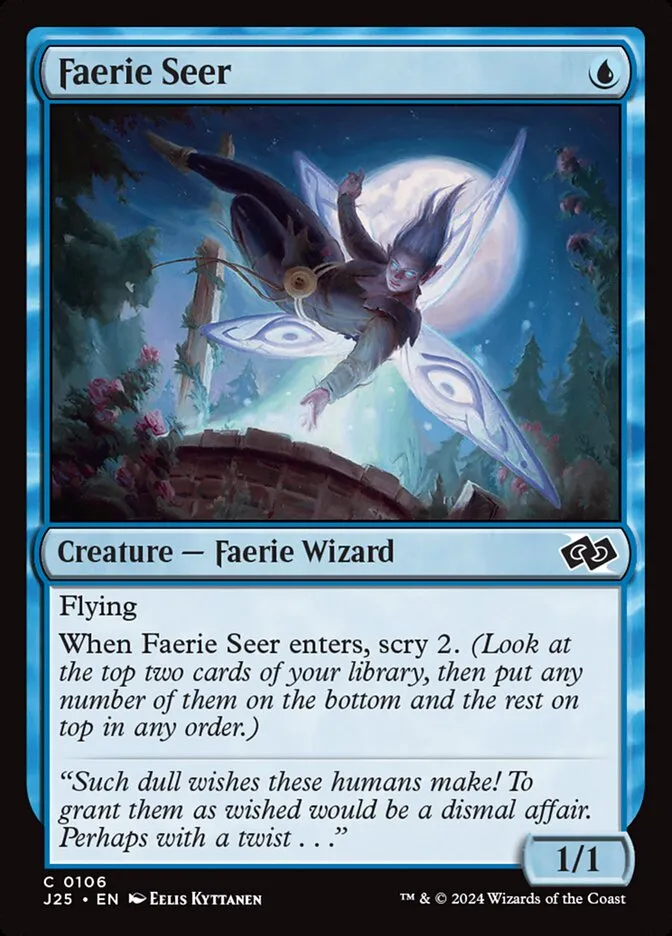 2024 Foundations Jumpstart Faerie Seer common #106 common card image