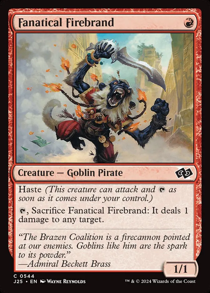 2024 Foundations Jumpstart Fanatical Firebrand #544 common card image
