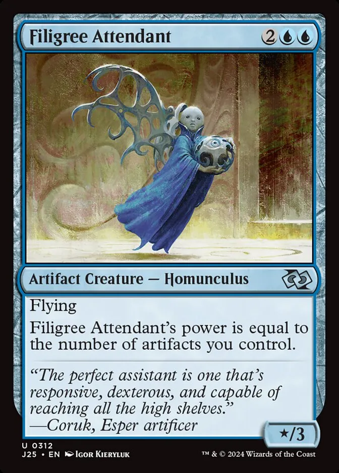 2024 Foundations Jumpstart Filigree Attendant #312 uncommon card image