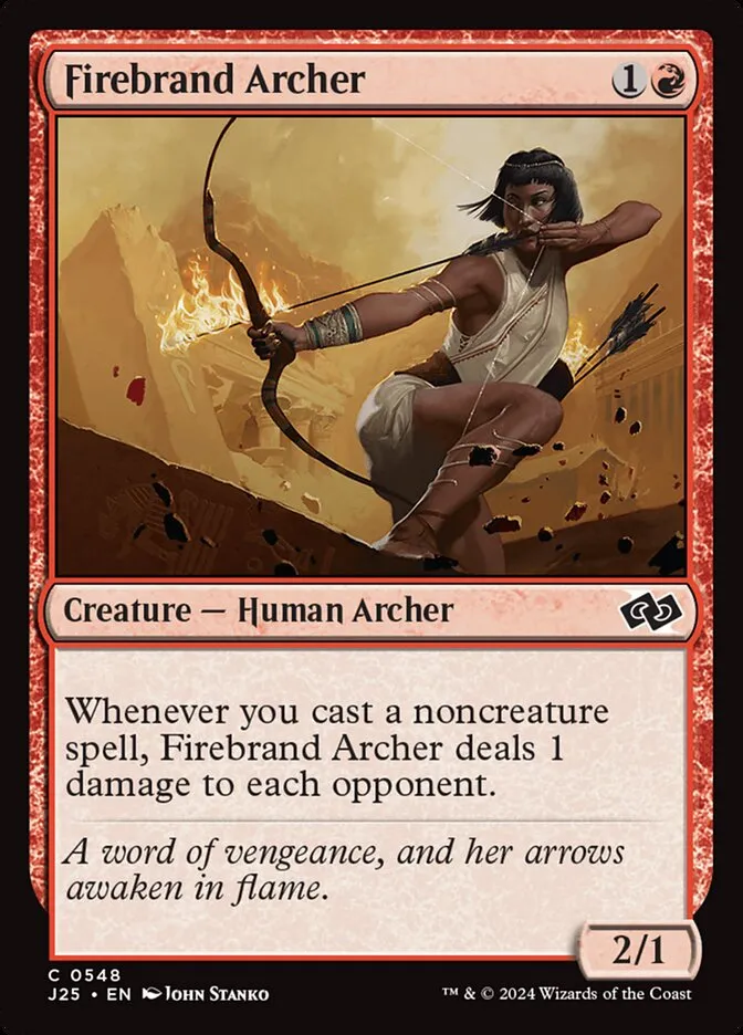 2024 Foundations Jumpstart Firebrand Archer common #548 common card image