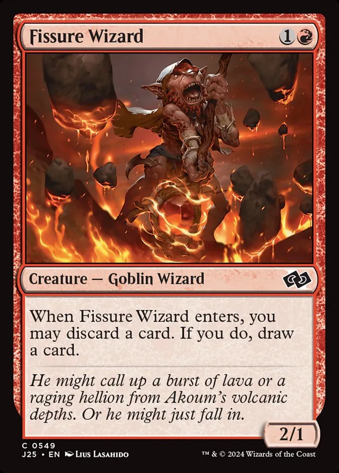 2024 Foundations Jumpstart Fissure Wizard common #549 common card image