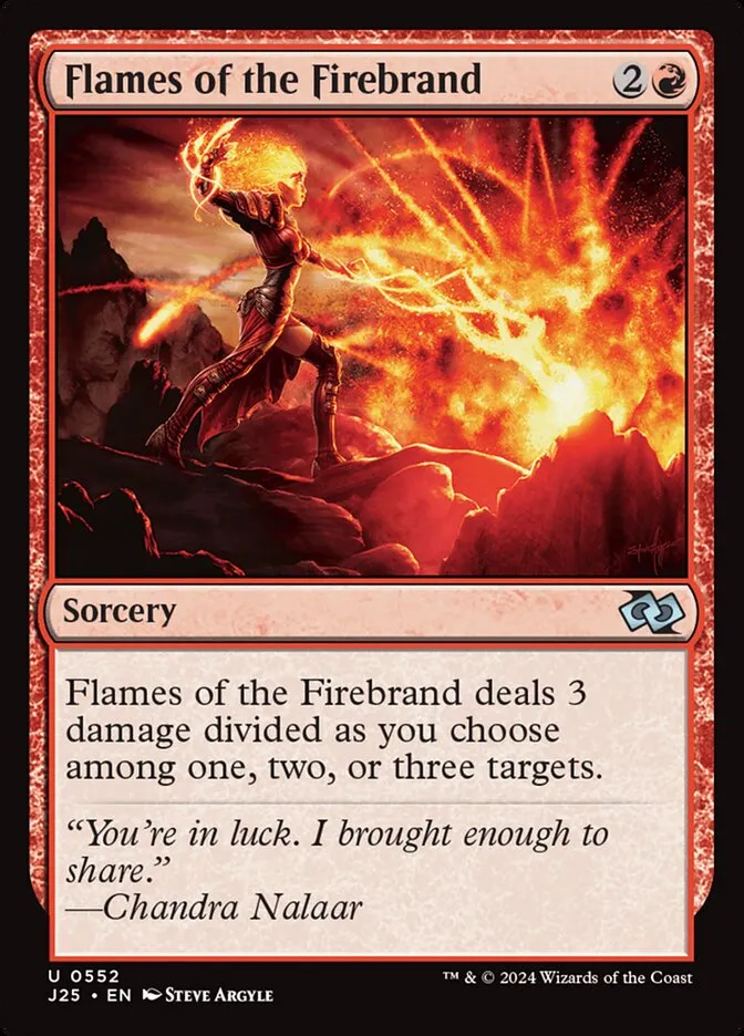 2024 Foundations Jumpstart Flames of the Firebrand #552 uncommon card image
