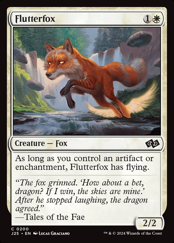 2024 Foundations Jumpstart Flutterfox common #200 common card image