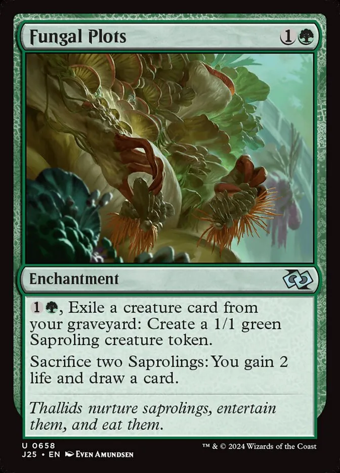 2024 Foundations Jumpstart Fungal Plots uncommon #658 uncommon card image