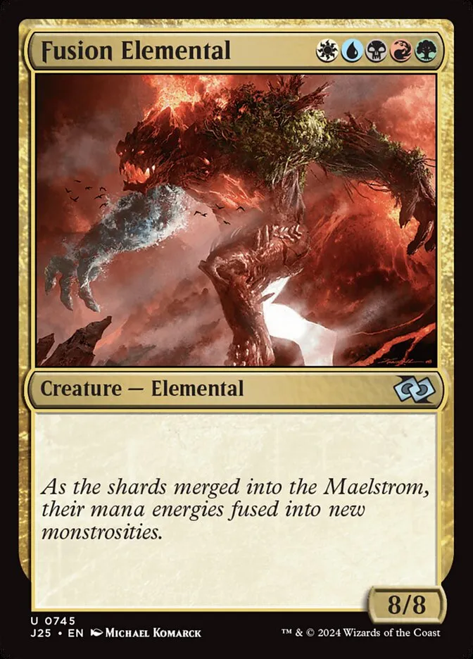 2024 Foundations Jumpstart Fusion Elemental uncommon #745 uncommon card image