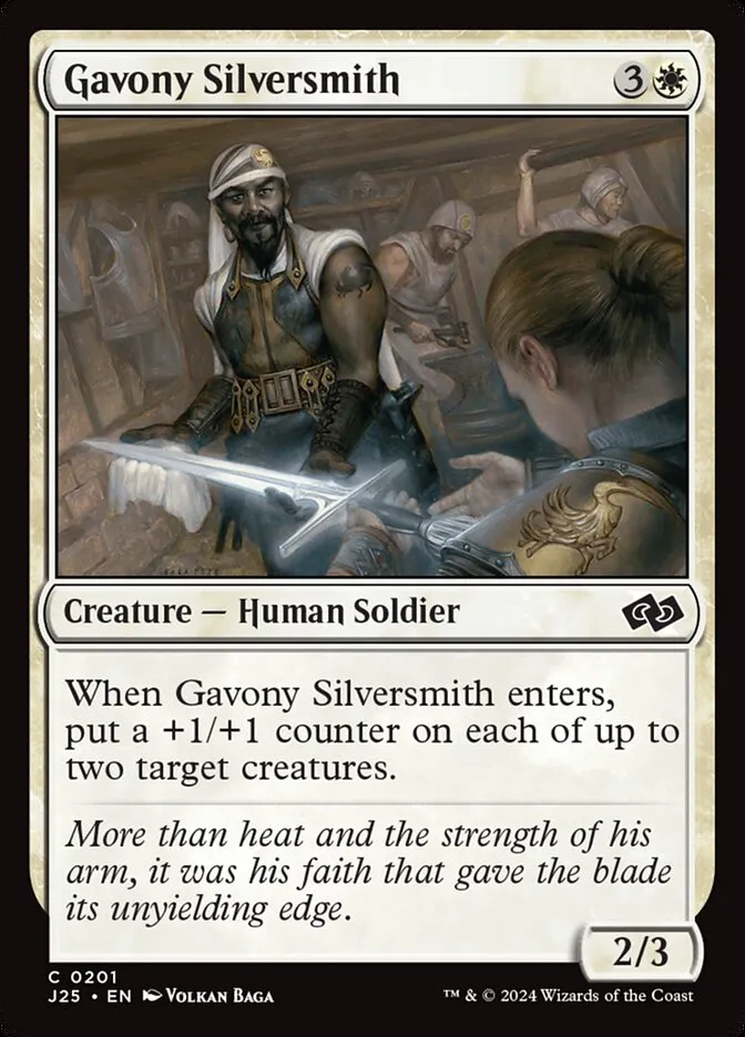 2024 Foundations Jumpstart Gavony Silversmith common #201 common card image