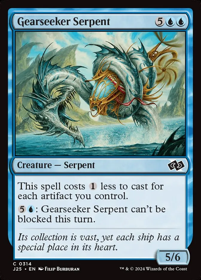 2024 Foundations Jumpstart Gearseeker Serpent common #314 common card image