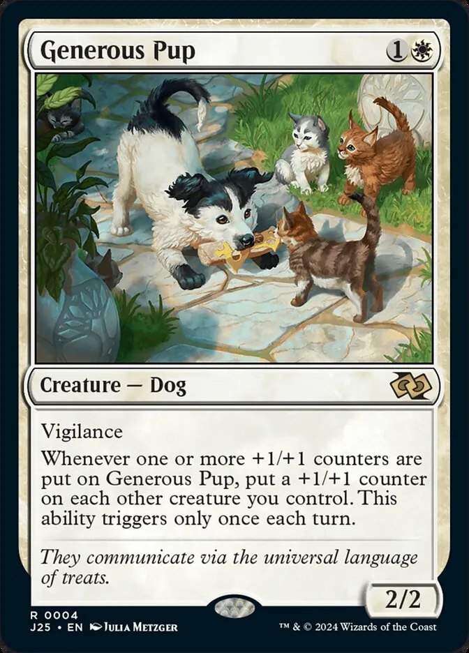 2024 Foundations Jumpstart Generous Pup rare #4 rare card image