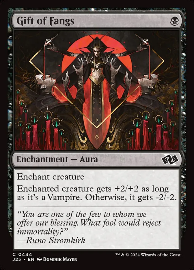 2024 Foundations Jumpstart Gift of Fangs #444 common card image