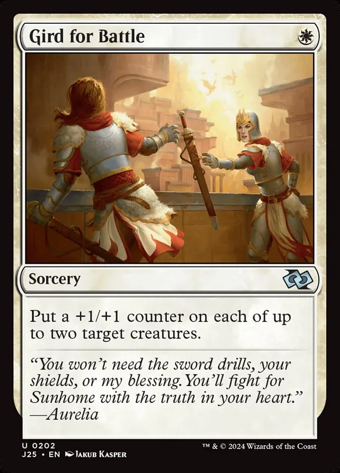 2024 Foundations Jumpstart Gird for Battle uncommon #202 uncommon card image