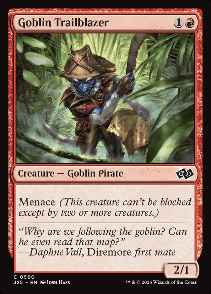 2024 Foundations Jumpstart Goblin Trailblazer common #560 common card image