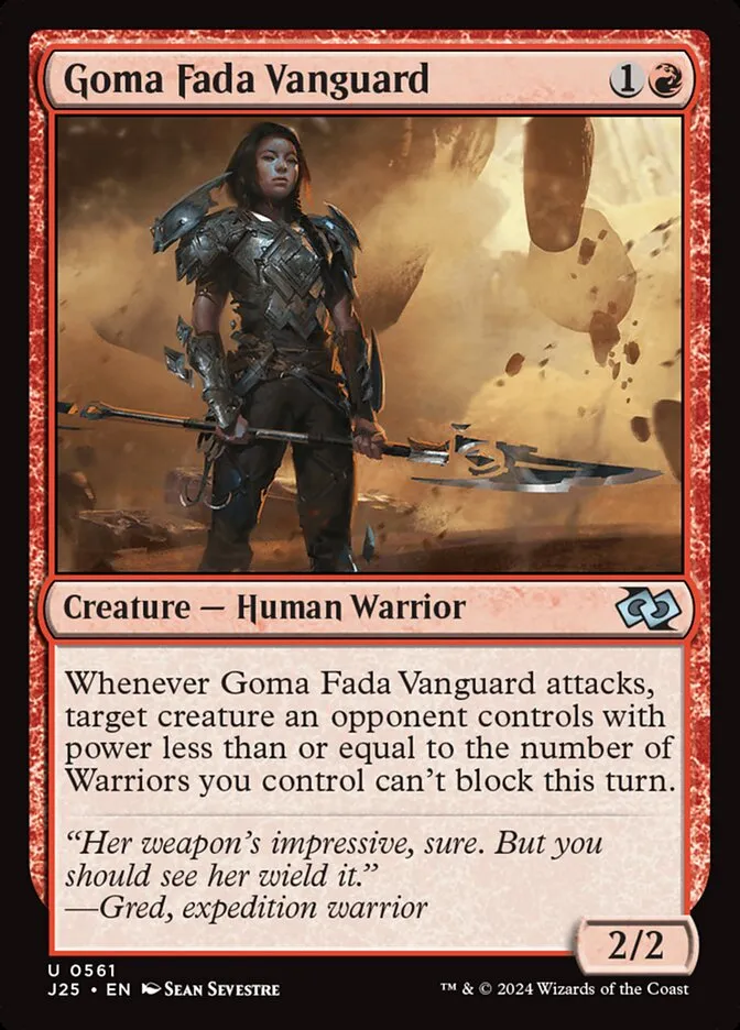 2024 Foundations Jumpstart Goma Fada Vanguard #561 uncommon card image