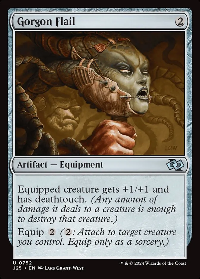 2024 Foundations Jumpstart Gorgon Flail uncommon #752 uncommon card image