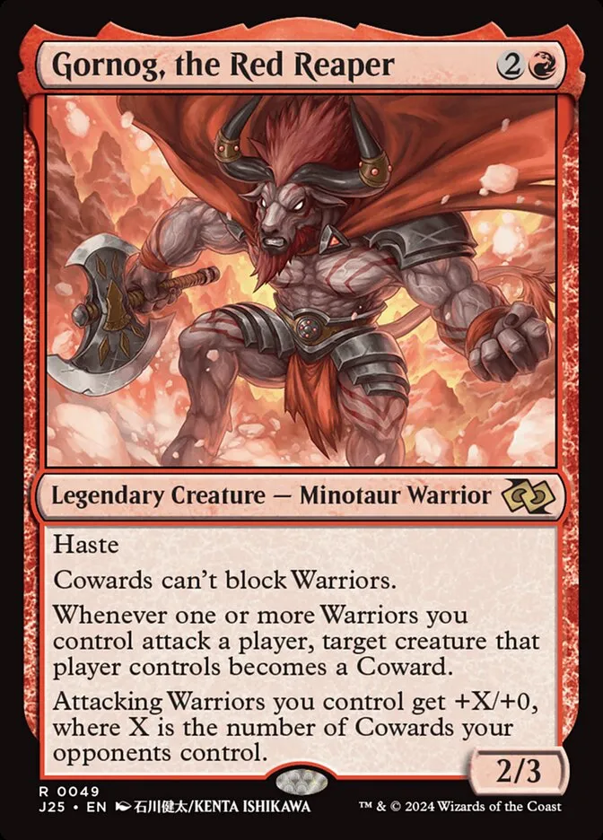 2024 Foundations Jumpstart Gornog, the Red Reaper [Anime] rare #49 rare card image
