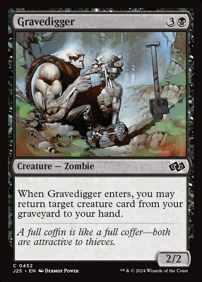 2024 Foundations Jumpstart Gravedigger common #452 common card image
