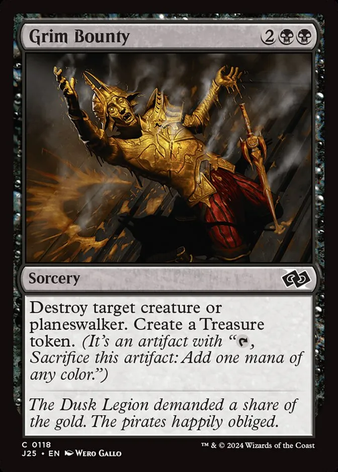 2024 Foundations Jumpstart Grim Bounty common #118 common card image
