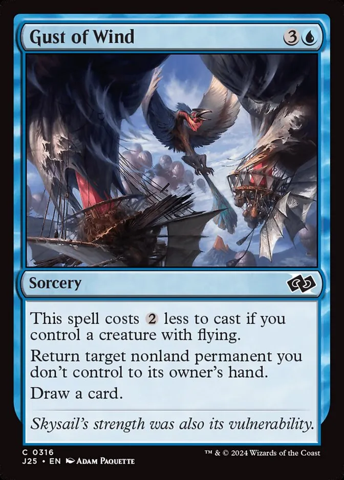 2024 Foundations Jumpstart Gust of Wind #316 common card image