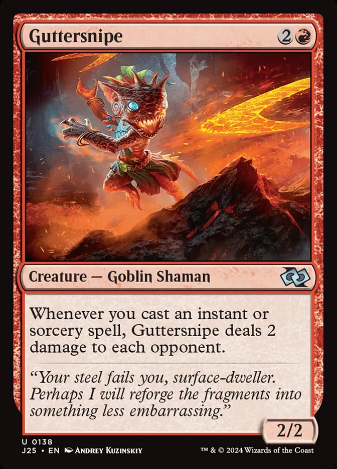 2024 Foundations Jumpstart Guttersnipe uncommon #138 uncommon card image