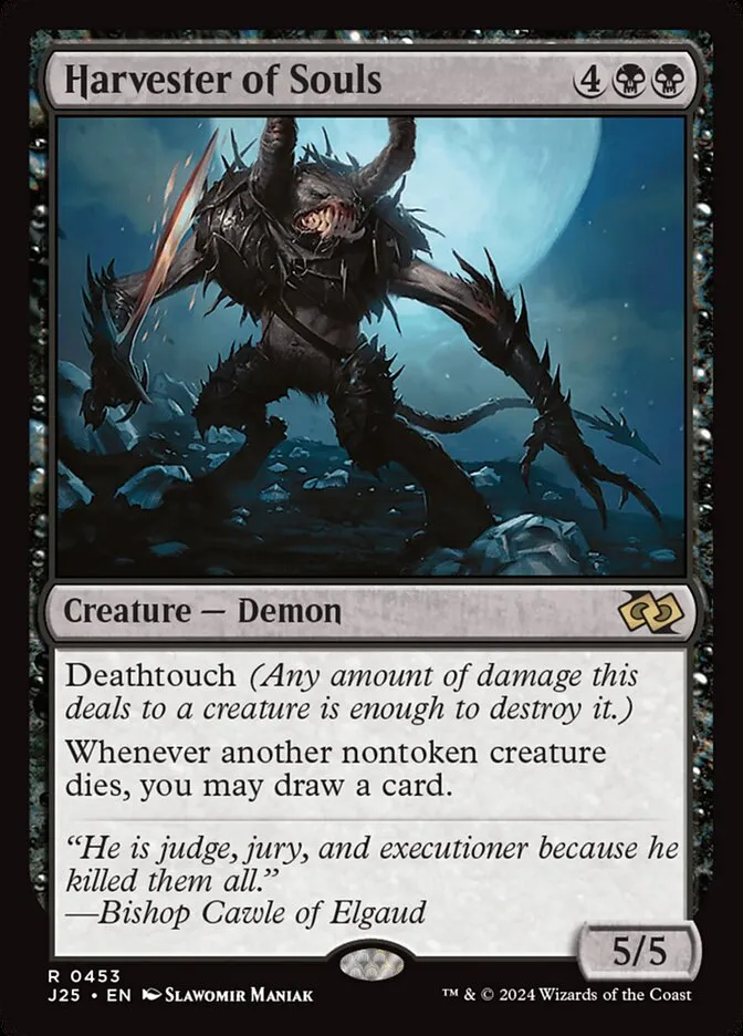 2024 Foundations Jumpstart Harvester of Souls #453 rare card image
