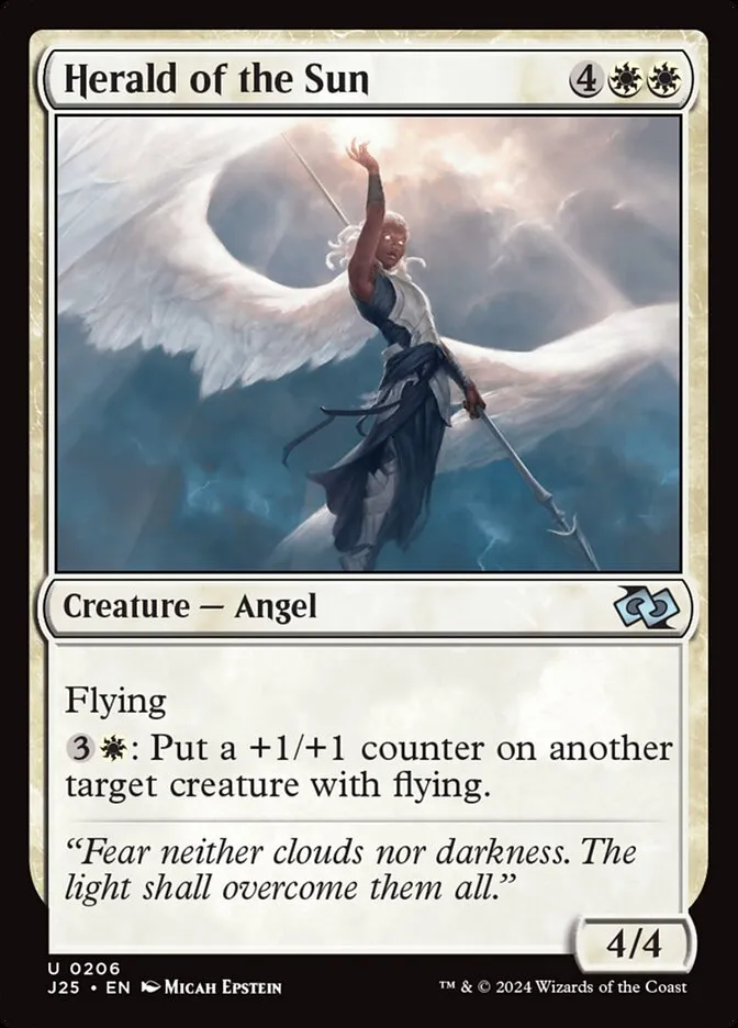 2024 Foundations Jumpstart Herald of the Sun uncommon #206 uncommon card image