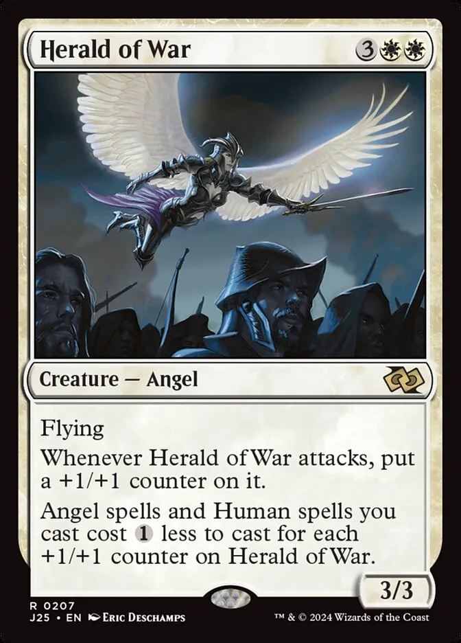 2024 Foundations Jumpstart Herald of War #207 rare card image