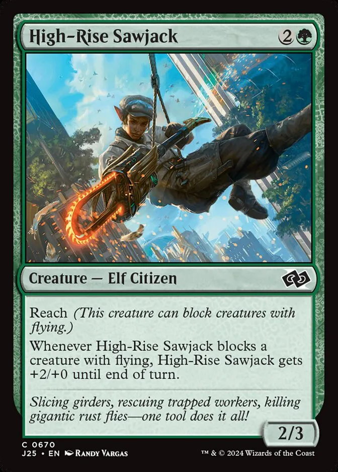 2024 Foundations Jumpstart High-Rise Sawjack common #670 common card image