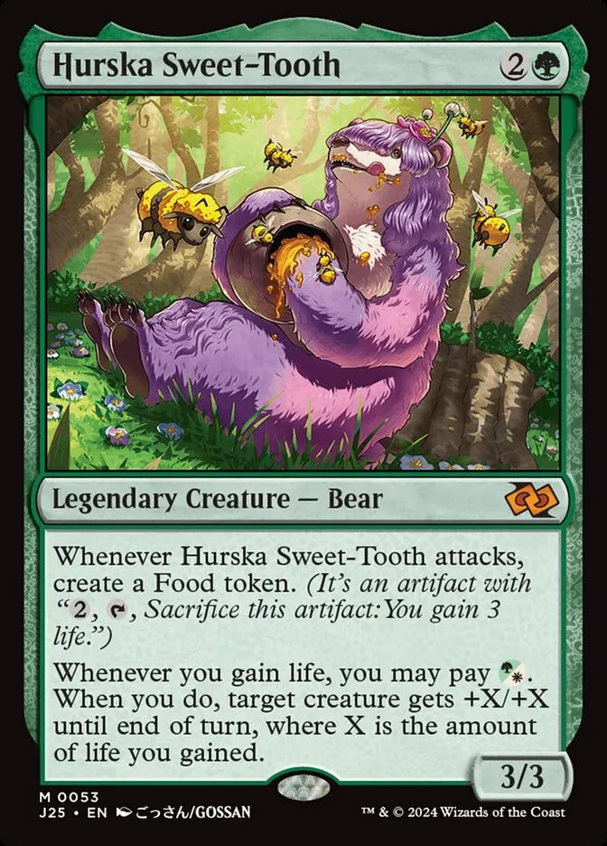 2024 Foundations Jumpstart Hurska Sweet-Tooth [Anime] mythic #53 mythic card image