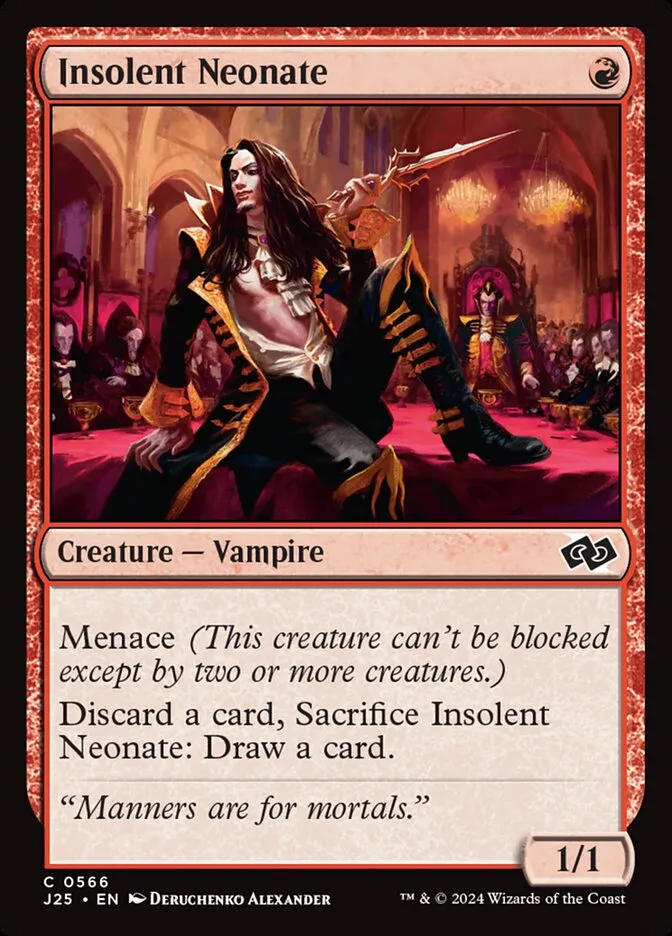 2024 Foundations Jumpstart Insolent Neonate common #566 common card image