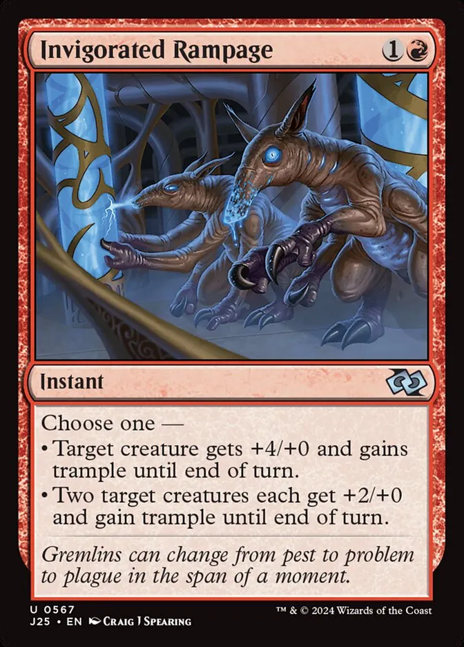 2024 Foundations Jumpstart Invigorated Rampage #567 uncommon card image