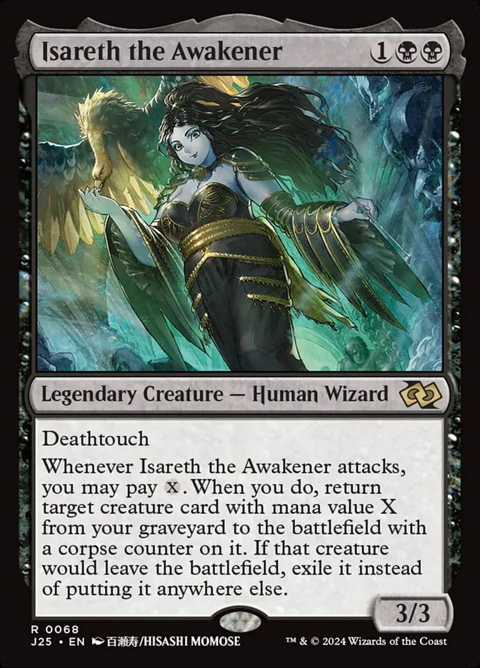 2024 Foundations Jumpstart Isareth the Awakener [Anime] rare #68 rare card image