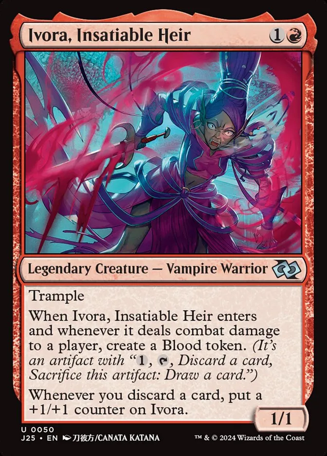 2024 Foundations Jumpstart Ivora, Insatiable Heir [Anime] uncommon #50 uncommon card image