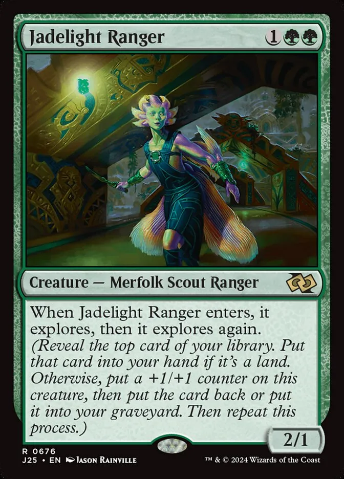 2024 Foundations Jumpstart Jadelight Ranger #676 rare card image