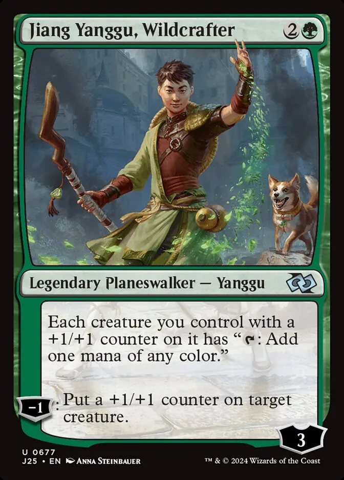 2024 Foundations Jumpstart Jiang Yanggu, Wildcrafter #677 uncommon card image