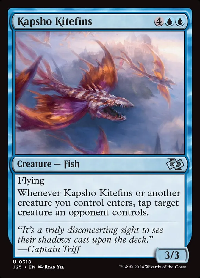 2024 Foundations Jumpstart Kapsho Kitefins #318 uncommon card image