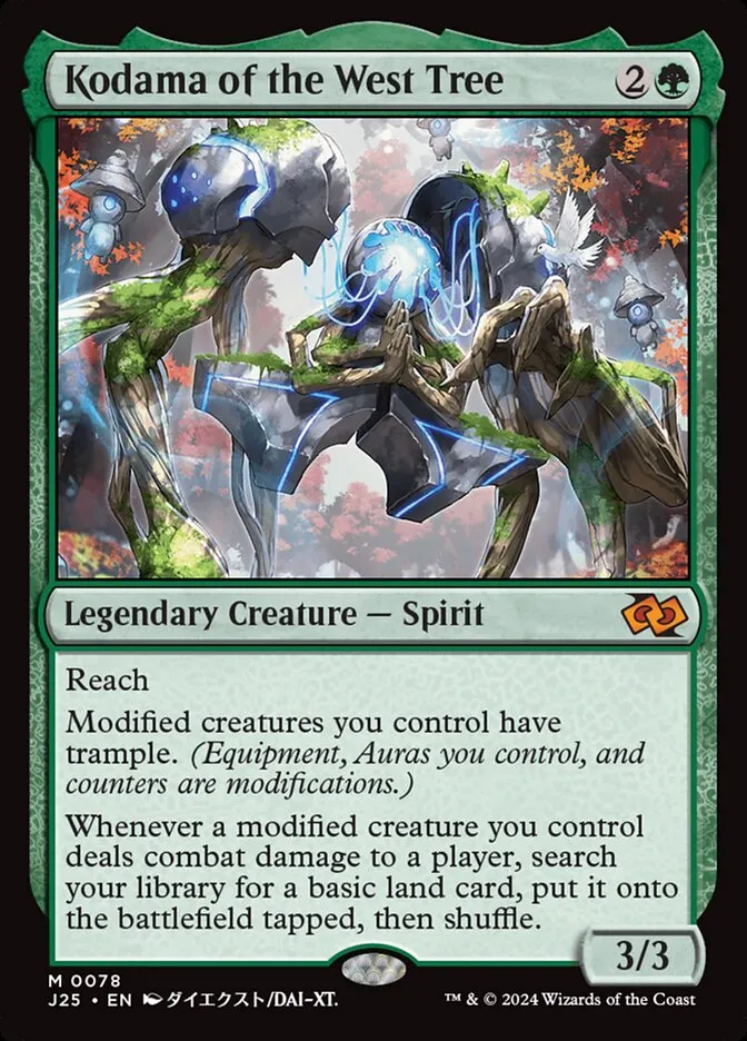 2024 Foundations Jumpstart Kodama of the West Tree [Anime] mythic #78 mythic card image