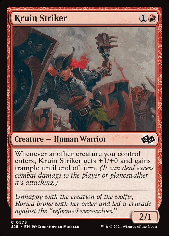 2024 Foundations Jumpstart Kruin Striker common #573 common card image