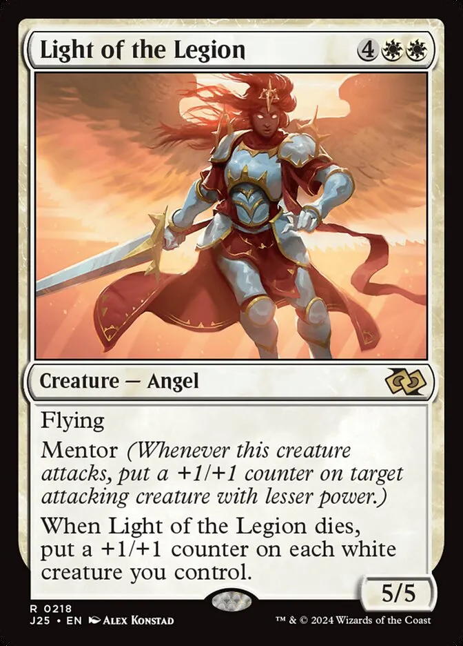 2024 Foundations Jumpstart Light of the Legion #218 rare card image