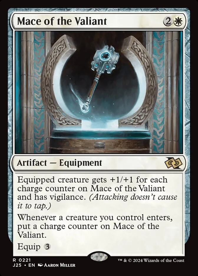 2024 Foundations Jumpstart Mace of the Valiant #221 rare card image