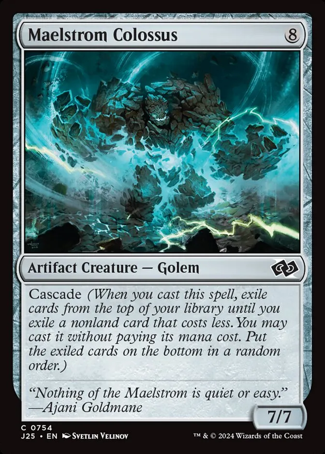 2024 Foundations Jumpstart Maelstrom Colossus #754 common card image