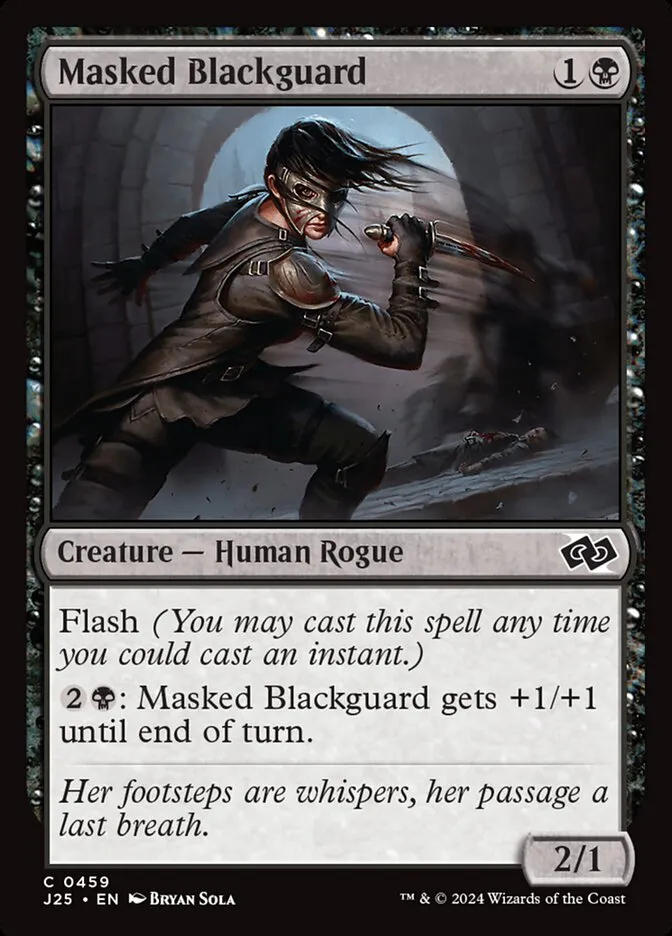 2024 Foundations Jumpstart Masked Blackguard common #459 common card image