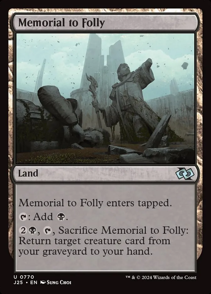 2024 Foundations Jumpstart Memorial to Folly #770 uncommon card image