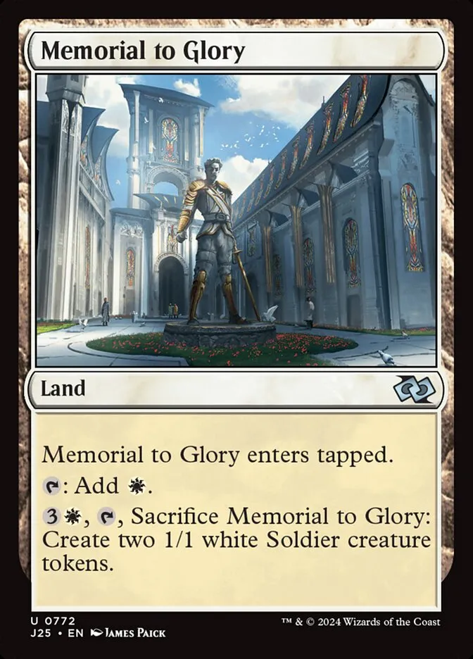 2024 Foundations Jumpstart Memorial to Glory uncommon #772 uncommon card image