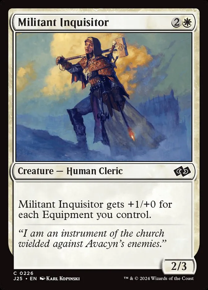 2024 Foundations Jumpstart Militant Inquisitor common #226 common card image